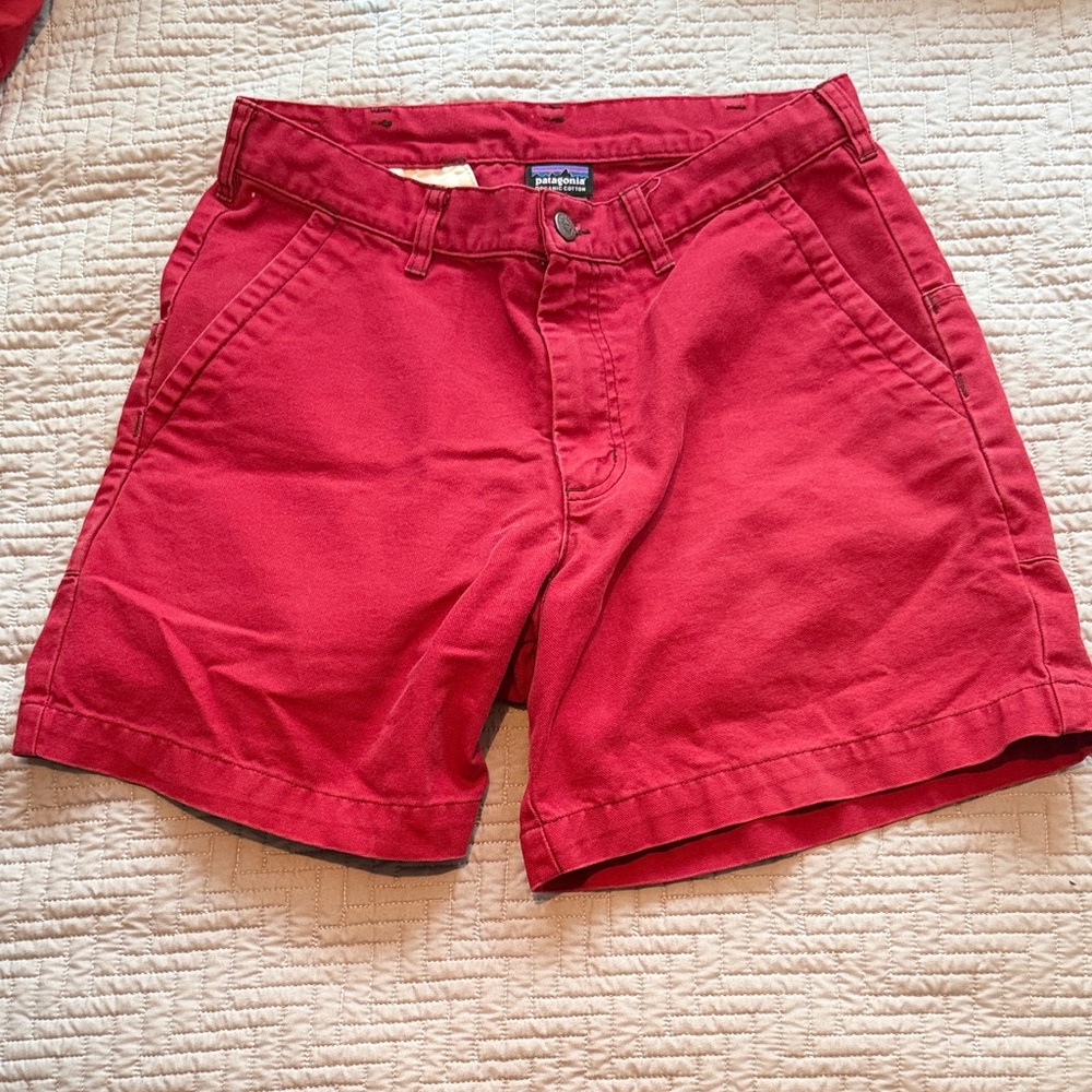 Patagonia Red Stand Up Shorts